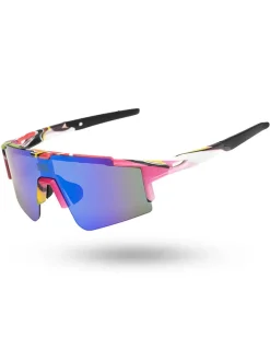 OKULARY SWOOP COLORFUL MAT NAVY MIRROR 01-115