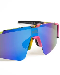OKULARY SWOOP COLORFUL MAT NAVY MIRROR 01-115