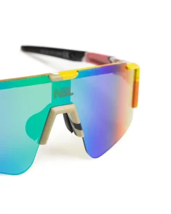 OKULARY SWOOP COLORFUL MAT GREEN MIRROR 01-114