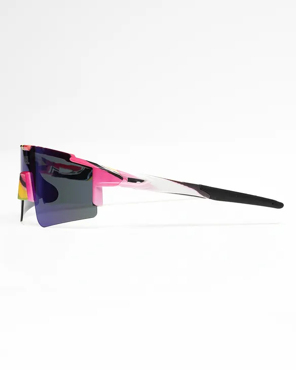 OKULARY SWOOP COLORFUL MAT NAVY MIRROR 01-115