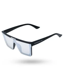 OKULARY TOKYO BLACK FLASH SILVER MIRROR 00-360