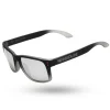 OKULARY TONAL DOTS BLACK / GREY RUBBER SILVER MIRROR 01-72