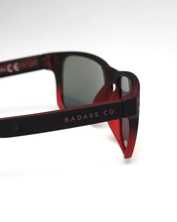 OKULARY TONAL DOTS BLACK / RED RUBBER RED MIRROR 01-70