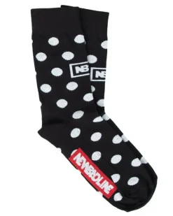 SKARPETKI DŁUGIE DOTS BLACK