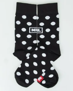 SKARPETKI DŁUGIE DOTS BLACK