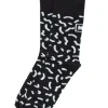 SKARPETKI DŁUGIE PATTERN BLACK