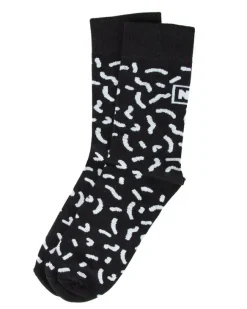 SKARPETKI DŁUGIE PATTERN BLACK