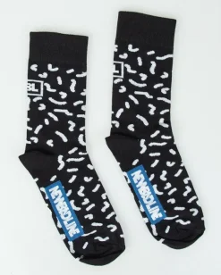 SKARPETKI DŁUGIE PATTERN BLACK