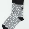SKARPETKI DŁUGIE PATTERN GREY